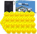 FINGER TEN Golf Practice Balls Plastic Colored Value 12/24/36/50 Pack, Limited Flight Sports Training Ball for Men Women, Indoor Outdoor Driving Range Backyard Use