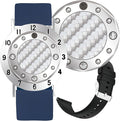 Golf Ball Marker with Carbon Fiber Ball Marker Bracelet, Golf Accessories, Golf Gifts, Golf Counter for Men Women