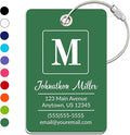 Personalized Luggage Tag | Custom Luggage Tags for Suitcases | Kids Backpack Tag | 10 Color Options & Choose Font, Font Color