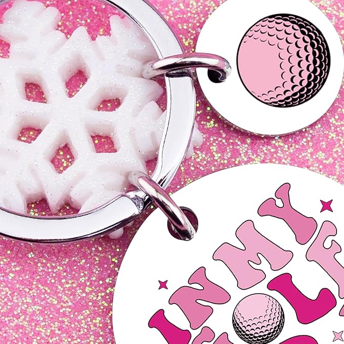 Golf Gifts for Women Golf Keychain Gifts for Her Golfs Accessories for Women Girls Golfs Gift for Women Golfers Unique Birthday Christmas Gift for Golfer Stuff