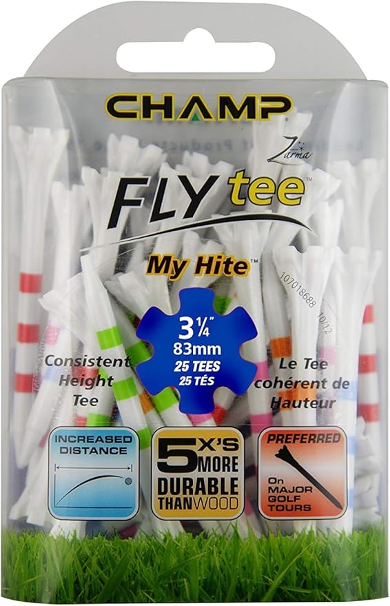 Champ Zarma FLYtee My Hite 3-1/4" 25 count