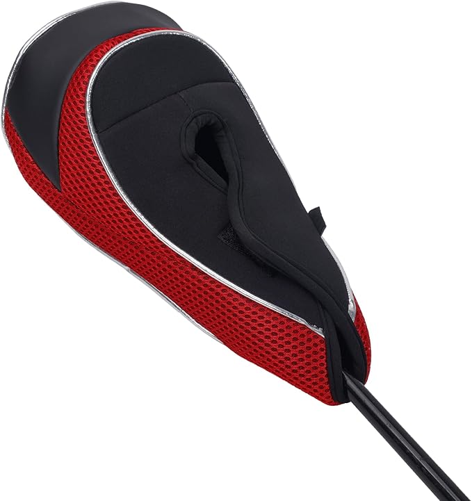 Andux Golf Club Driver Wood Head Covers with Hook & Loop Set of 3