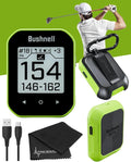 Wearable4U - Bushnell Phantom 3 GPS Rangefinder Green with BITE Magnetic Mount and GreenView with Lens Cleaning Cloth Bundle