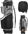 Balacoo Golf Cart Bag for Men - 14 Way Divider Golf Bag with Waterproof Material - Golfing Gear Organizer with Multiple Pockets for Travel and Storage