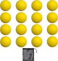 Foam Golf Practice Balls 16 or 54 Pack Soft Limited Flight Golf Balls, Perfect for Indoor and Backyard Swing Practice!…