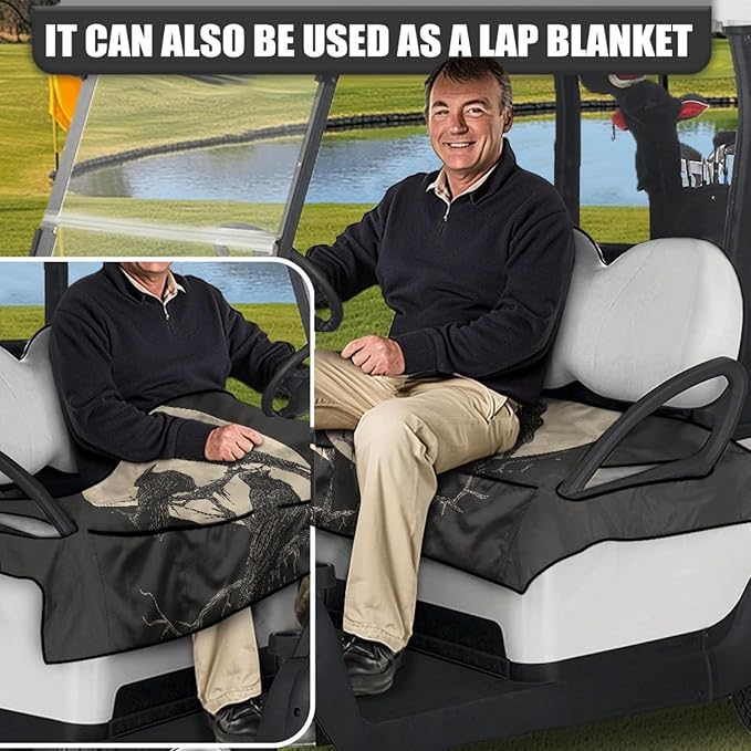 Golf Cart Seat Covers Universal Golf Cart Seat Cover Blanket Cushion Cover Sports Golf Cart Accessories