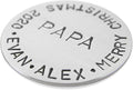 Custom Golf Ball Marker - Personalized with Your Special Message or Names - Hand Stamped Sterling Silver