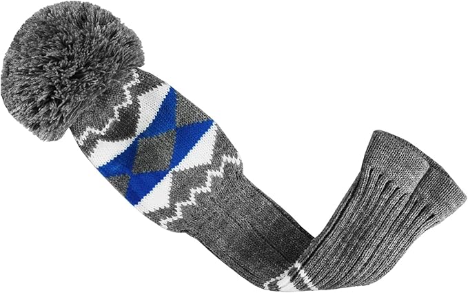 Scott Edward Knit Wood Golf Club Head Covers 4 Pieces Knitted Item Fit Over Well Driver Wood(460cc) Fairway Wood and Hybrid(UT)