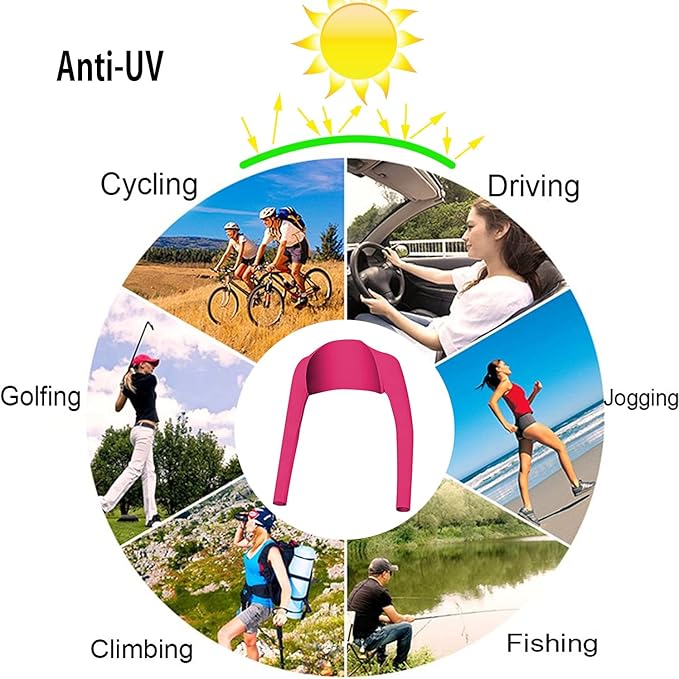 Advanced Cooling Shawl Arm Sleeve Sun Protection Comfortable & Breathable for Women Men