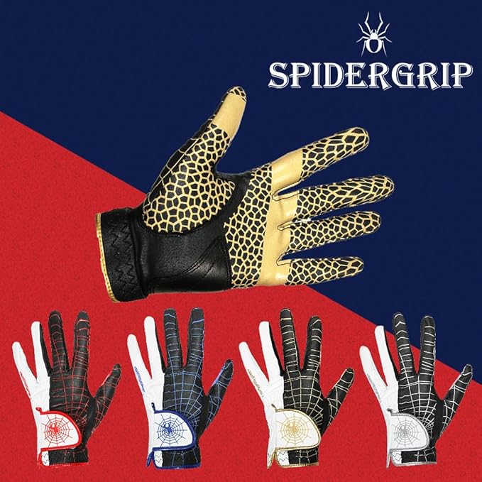 J&S Sporting Spider Grip Nonslip Golf Gloves for Men, Mens Golf Glove for Right Handed Golfer