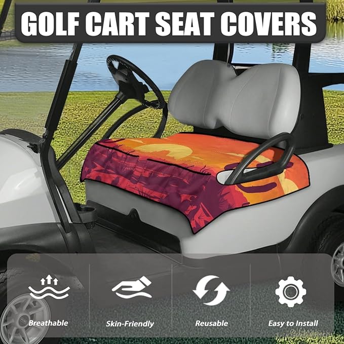 Golf Cart Seat Covers Universal Golf Cart Seat Cover Blanket Cushion Cover Sports Golf Cart Accessories