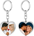 Custom Keychains with Picture Personalized Photo Logo Text Customized Key Chain for Boyfriend Dad Men Women Gifts