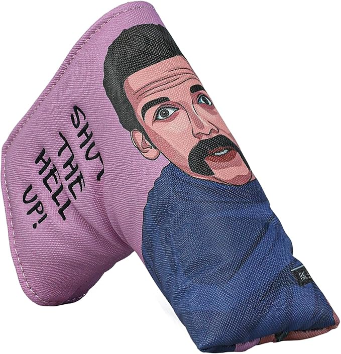 Golf Club Headcover, Funny Driver Head Cover, Mallet Blade Putter Head Cover, Golf Gifts Golf Accessories for Men and Women Golfers