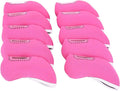 Sword &Shield sports 10pcs Neoprene Golf Iron Club Covers See Through Window Head Cover