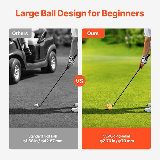 VEVOR Backyard Golf Game, 9 Hole Golf Course, Golf Game Practice Games, Golf Chipping Game for Family, Adults and Kids, Portable Outdoor Yard Golf Game for Lawn, Yard, Camping, Park, Beach