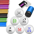 YanNanKe Custom Golf Ball Stamp Personalized Self-Inking Golf Ball Stamper with Monogram Name Logo Design Customized Durable GolfBall Marker Gifts for Golfers Dad Husband Boyfriend