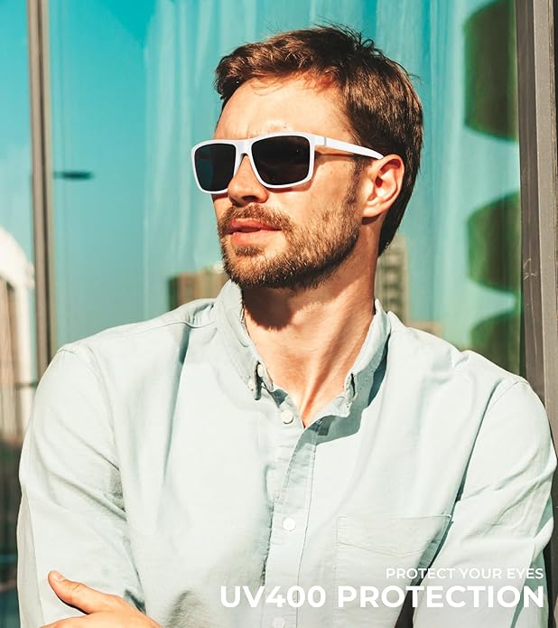 KALIYADI Polarized Sunglasses for Men and Women, Mens Sun Glasses with UV Protection for Driving Fishing Golf (3 Packs)