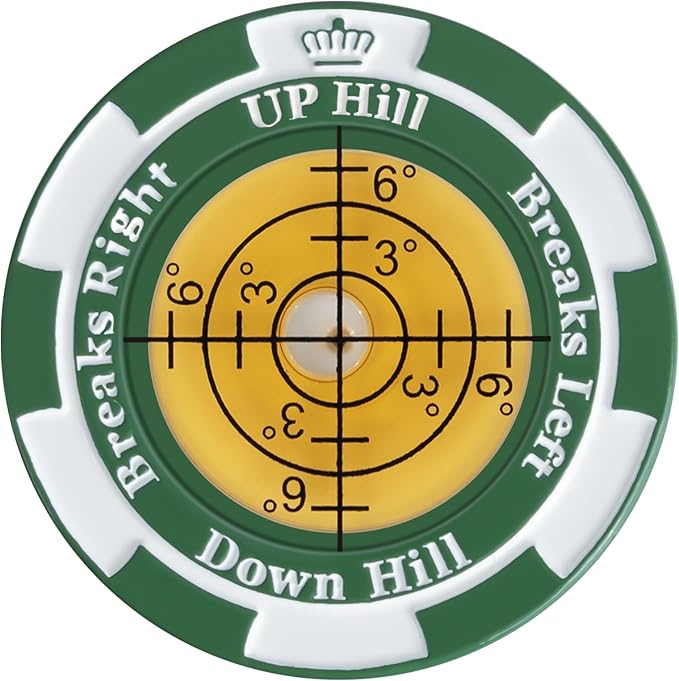 SlopeMaster ProGreen Reader - Golf Ball Marker with High Precision Green Reading Aid Golf Accessories for Men Women