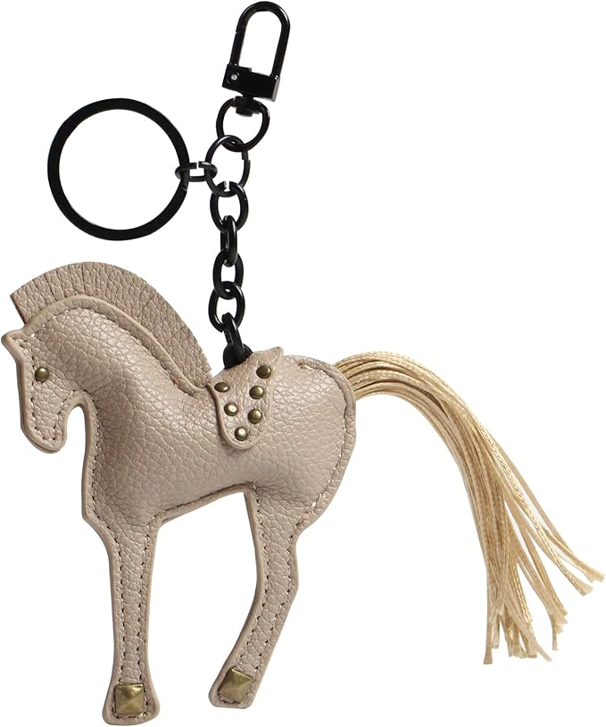Horse Keychain, Hanging Charm Accessory for Purse, Bag and Backpacks Pony Key Chain for Women
