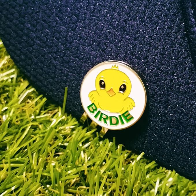Golf Ball Markers with Hat Clips Value Sets for Men Women Golfer, Removable Attaches Easily to Golf Cap Premium Gifts