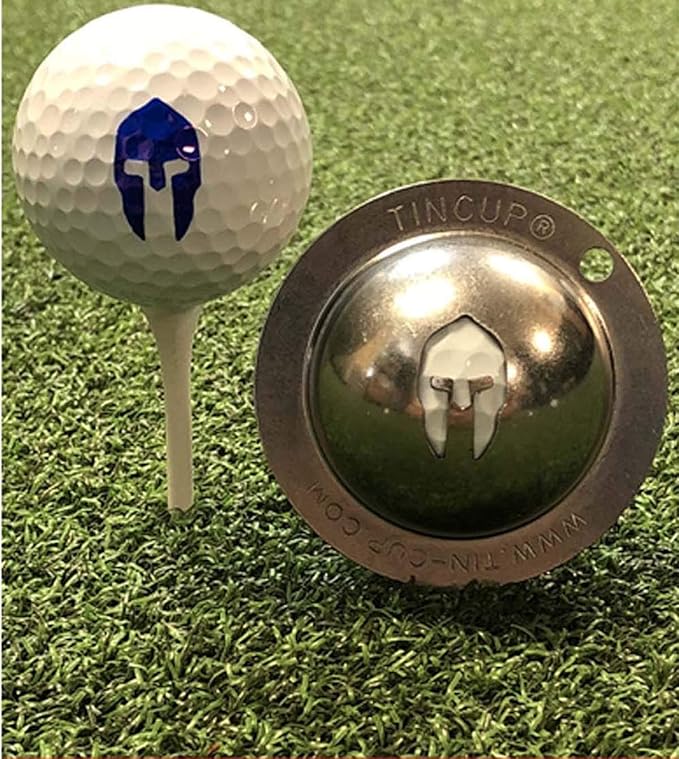 Tin Cup Golf Ball Marker Stencil - Premium Personalization Tool for Golfers - Custom Design Ball Marker - Golf Accessories Gift for Men and Women- Made in The USA