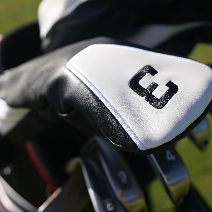 Single Headcover, Easy Slip-On Easy-Off Golf Club Headcover, Fleece Lined Interior, Water Resistant and Durable Shell, Individual Retail Sport Pack