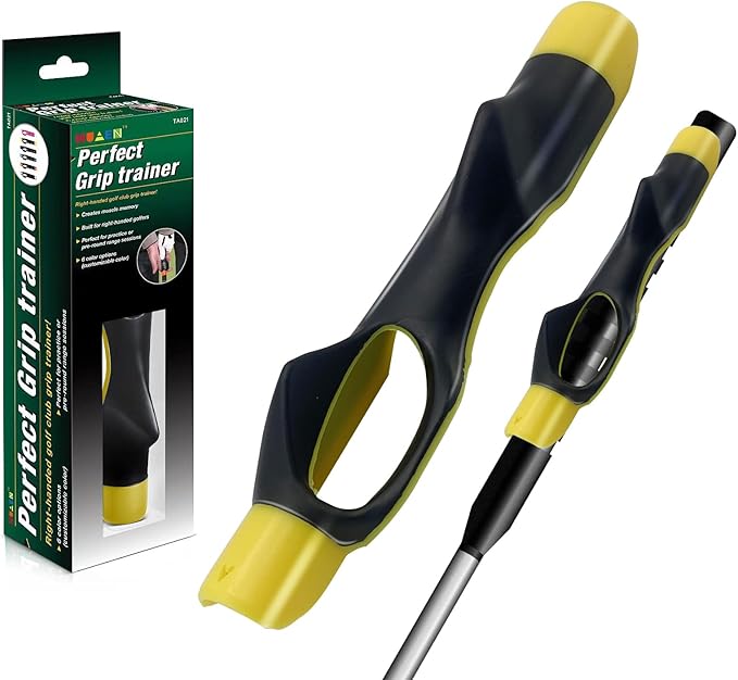 Golf Grip Trainer, Golf Training Aid, Golf Grip Kit, Golf Club Grips, Grip Trainer Golf Club to Help Train Correct Hand Position