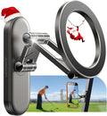 Upgraded Magnetic Golf Cart Phone Holder, [Tri-fold+All Alloy] Golf Gifts for Men Women Him Golf Cart Accessories 2025 Stocking Stuffers Compatible with MagSafe iPhone 17-12 Fits EZGO Club Car Yamaha