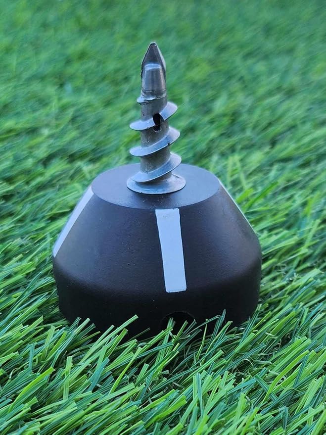 Golf Ball/Club Retriever Pick-Up Tool for Putter Grip – Screw-On Golf Ball Picker Upper | Durable Rubber Cup with Metal Screw | Easy Golf Ball Pick Up on Green – Fits Most Putter Grips
