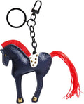 Horse Keychain, Hanging Charm Accessory for Purse, Bag and Backpacks Pony Key Chain for Women