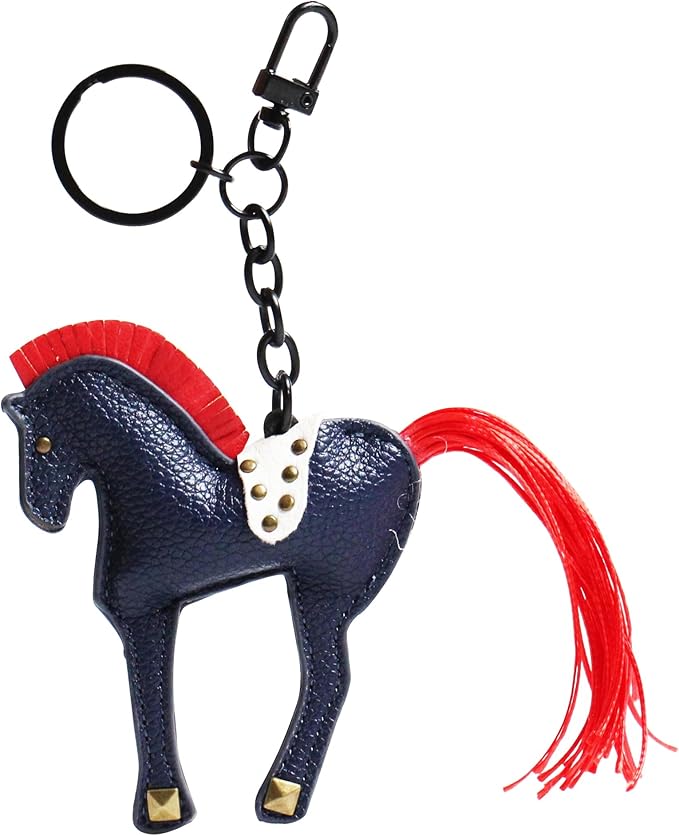 Horse Keychain, Hanging Charm Accessory for Purse, Bag and Backpacks Pony Key Chain for Women