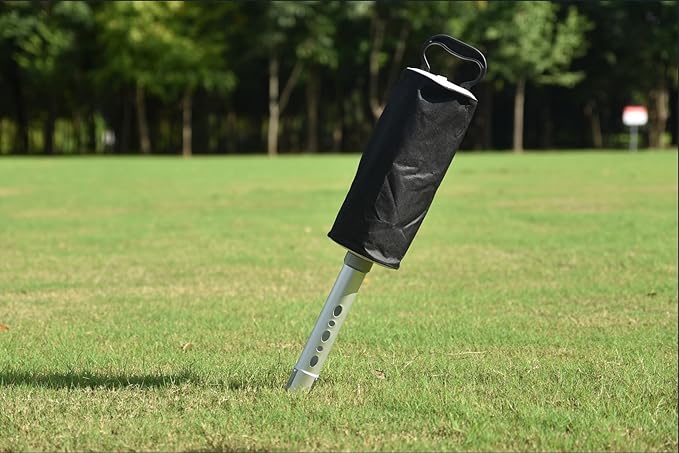 EagleFlight Shag Bag for Golf Balls,with Detachable Aluminum Alloy Tube and Large Capacity Bag,Hold Up to 75 Balls,Pick-up Accessory for Reducing Waist Pain