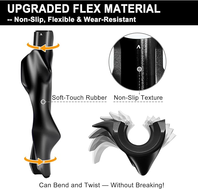 Golf Grip Trainer, Grip Trainer for Golf Clubs - Right Hand Golf Training Aid with Ergonomic Design, Corrects Golf Grip Posture and Improves Swing Accuracy