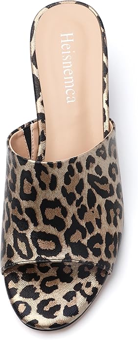 Wedge Sandals for Women Open Toe Wedge Heels Womens Matte High Heel Sandal Round Toe Heeled Wedge Sandals Slip on Casual shoes 2 inch