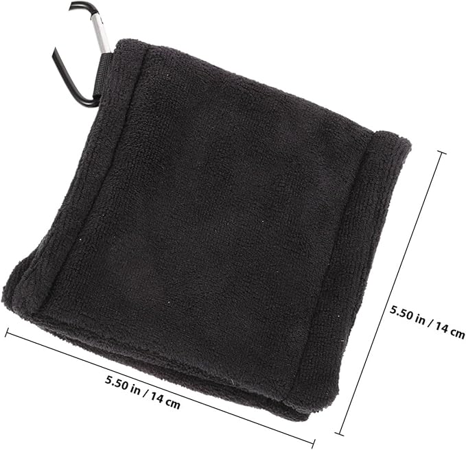 Golf Ball Towel with Buckle 14X14Cm Microfiber Golf Cleaning Cloth for Club and Ball Maintenance