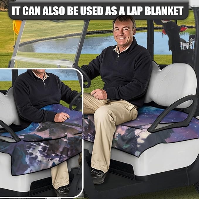 Golf Cart Seat Covers Universal Golf Cart Seat Cover Blanket Cushion Cover Sports Golf Cart Accessories