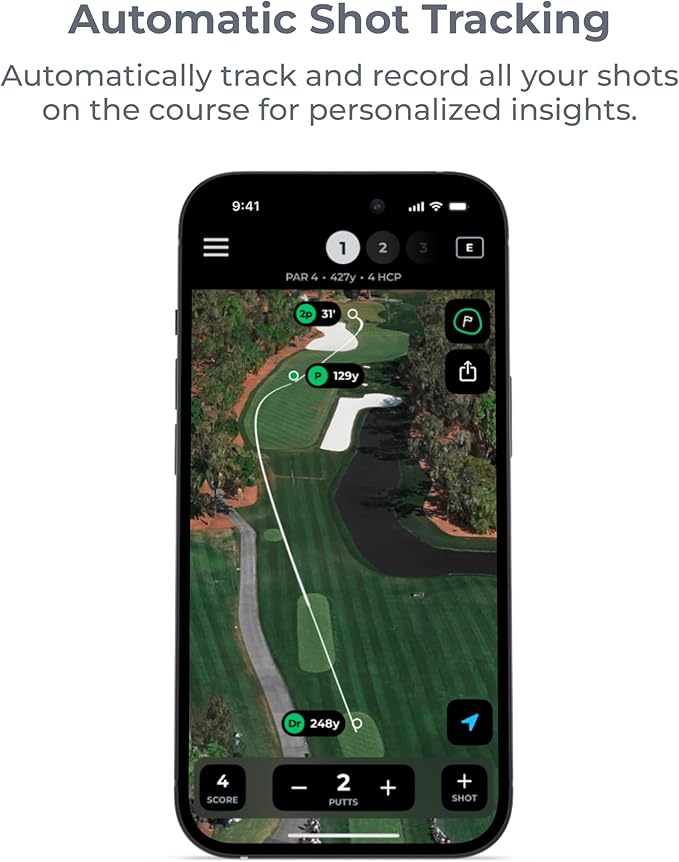 Arccos Smart Sensors: Automatic Golf Game Tracking System, A.I. Powered GPS Rangefinder & Smart Club Distances
