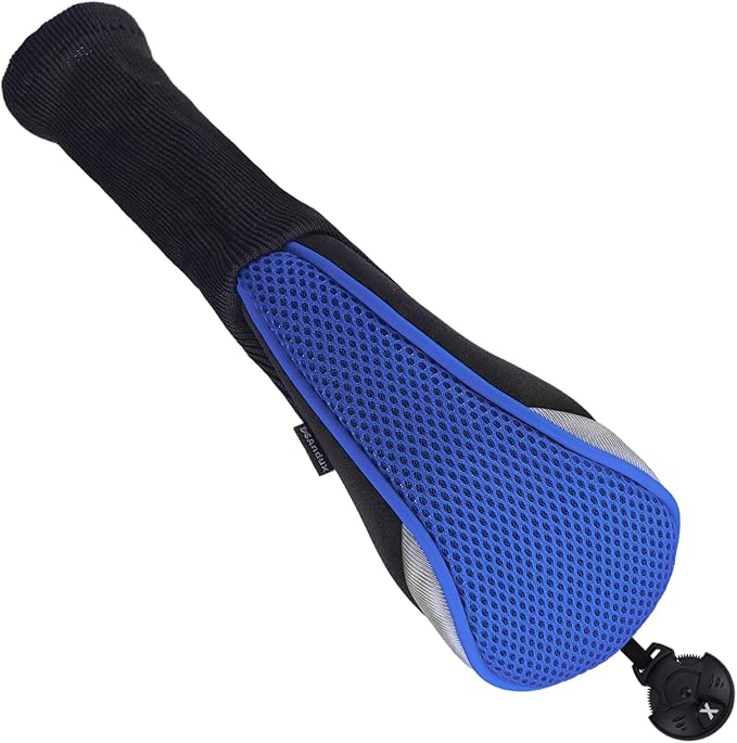 Andux 4pcs/Pack Long Neck Golf Hybrid Club Head Covers Dial No. Tag CTMT-02