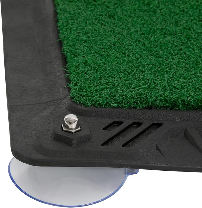 Golf Swing Trainer(Height Adjustable), Golf Training Equipment with 360° Automatic Ball Return, Golf Swing Practice Mat Training Aid, Golf Swing&Hitting Trainer for Indoor Outdoor Home