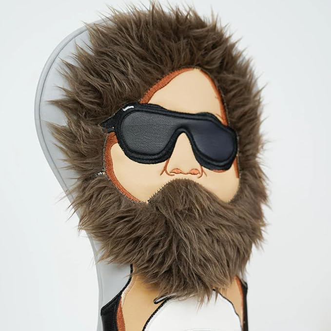 Bogey Bros Headcover - Novelty Golf Headcovers – Funny Golf Head Covers, Driver Cover for All Weather Use, Funny Golf Club Covers with Elastic Necks & Embroidered Designs