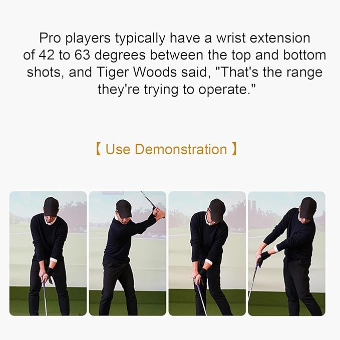 Golf Swing Trainer - Inflatable Practice Aid, Wrist Alignment Control Guide, Skill Development Practice Tool, Arm Position with Balanced Form Support | Golfer Motion Stability for Accurate