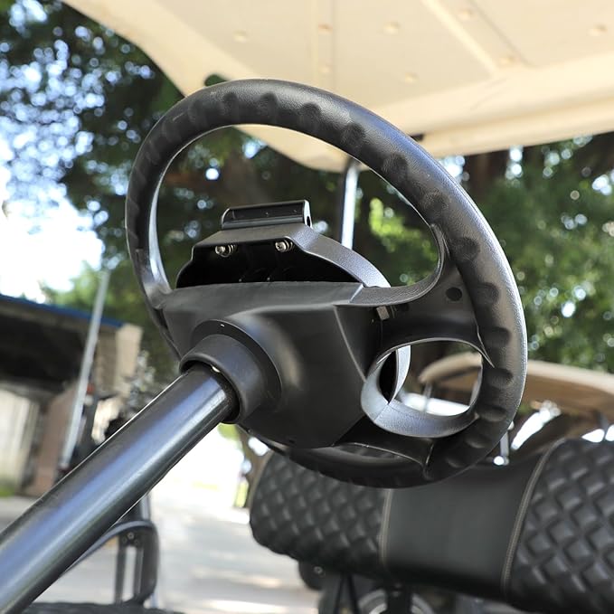 Roykaw Golf Cart Scorecard Holder, Steering Wheel Score Card Holder Compatible with EZGO TXT/RXV/Cushman/2Five/MPT/ST Models, Easy Installation, OEM# 607925