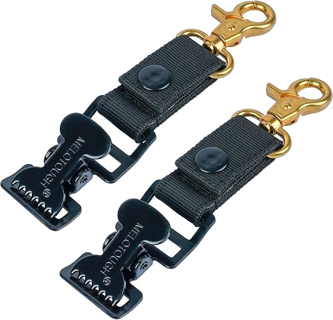 MELOTOUGH Golf Glove Clip Work Gloves Belt Clips with Alligator Clips for Work Glove Holder Construction Gloves Golf Accessories