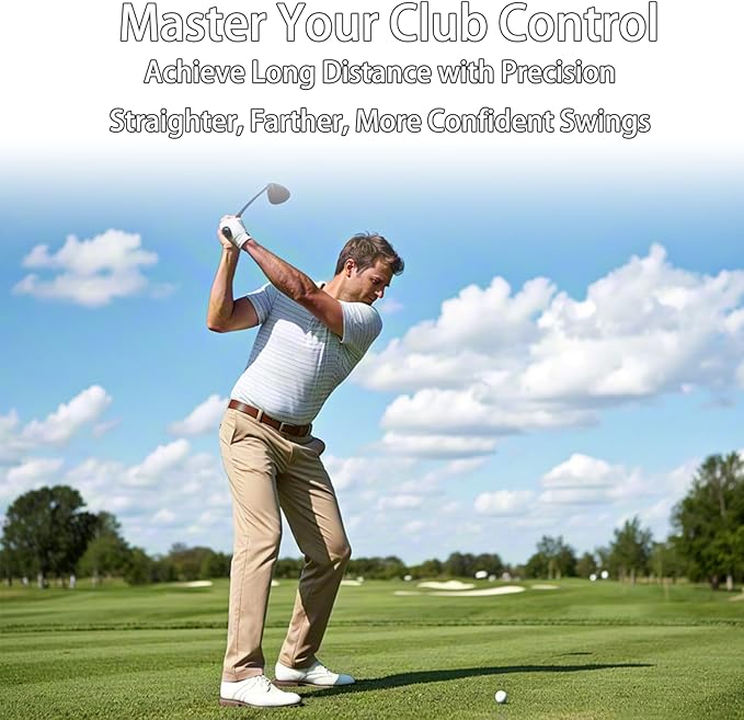 Golf Swing Trainer T Grip Aid – Golf Grip Trainer, Rubber Golf Training Aid for Correct Posture, Two Sizes with Carry Bag