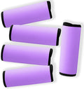 Neoprene Luggage Handle Wraps for Suitcases Bright Color Luggage Tags/Handle Wraps/Handle Covers-Violet