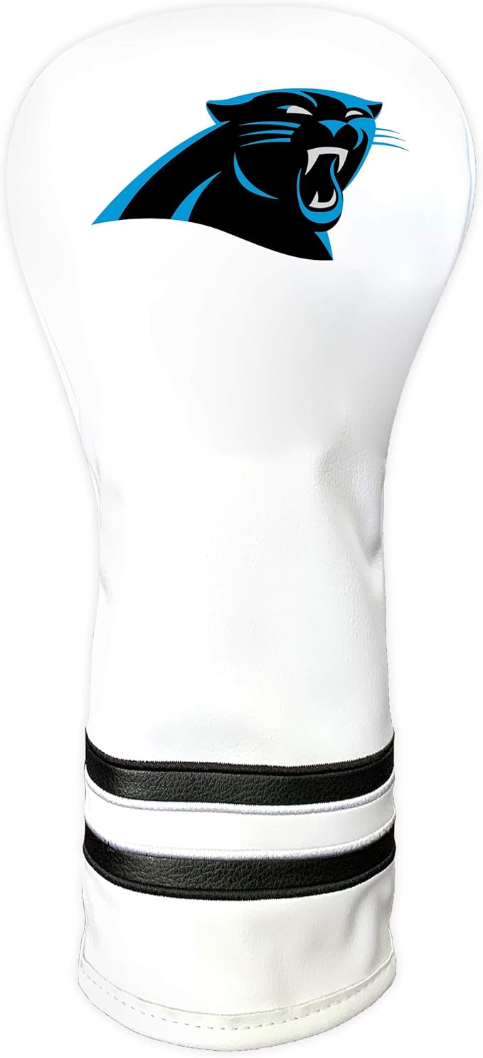 Team Golf NFL White Vintage Fairway Golf Club Headcover, Form Fitting Design, Retro Design