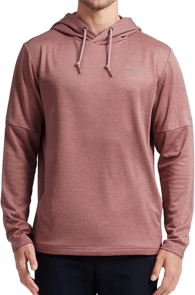 Hoodies for Men Golf Fleece Hooded Sweatshirts Dry Fit Athletic Lightweight Casual Midlayer Mens Hoodies Pullover