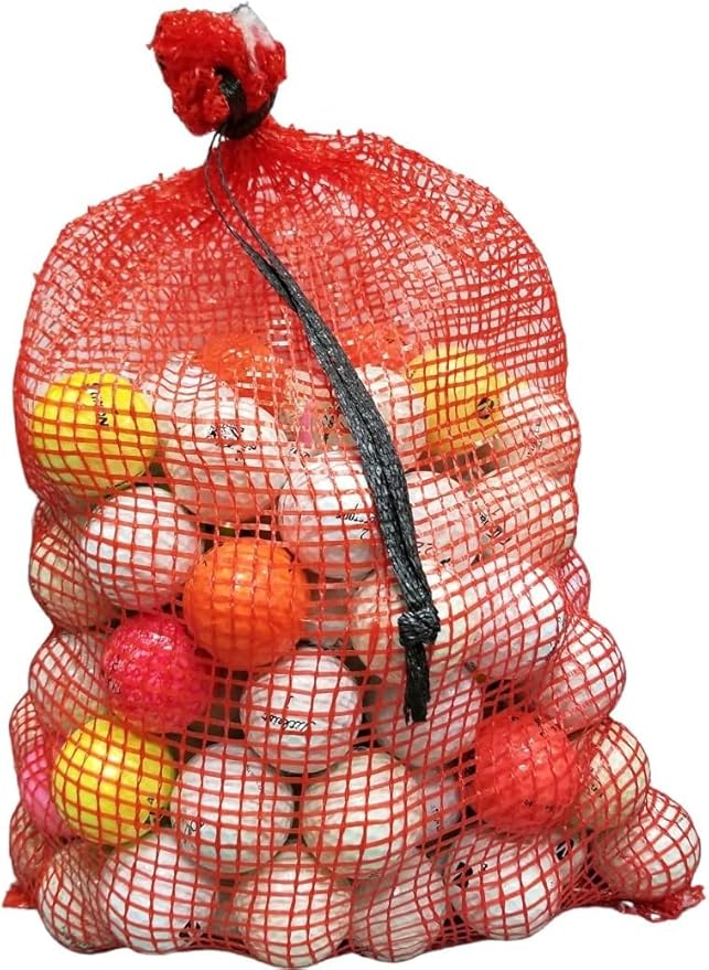 Golf Ball Planet 100 Shag/Practice/Hit Away/Range Used Golf Ball Mix in Mesh Bag