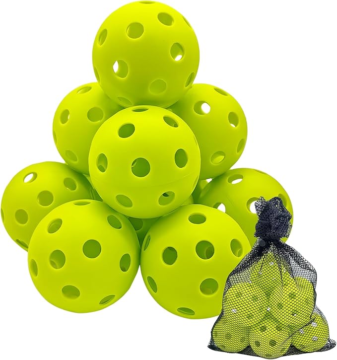 Avesfer Plastic Practice Baseballs 9 inch with Mesh Bag [Anti-Crack] Soft Training Baseball Balls Hitting Batting Indoor Outdoor Lightweight Hollow for Team Drills Coaching