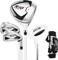 PGM Junior Golf Clubs Set - Kids Golf Clubs for Ages 3-5, 6-8, 9-12 | Right Handed - Oversized Sweet Spot 360cc Driver - Lightweight Graphite Shafts - Golf Stand Bag